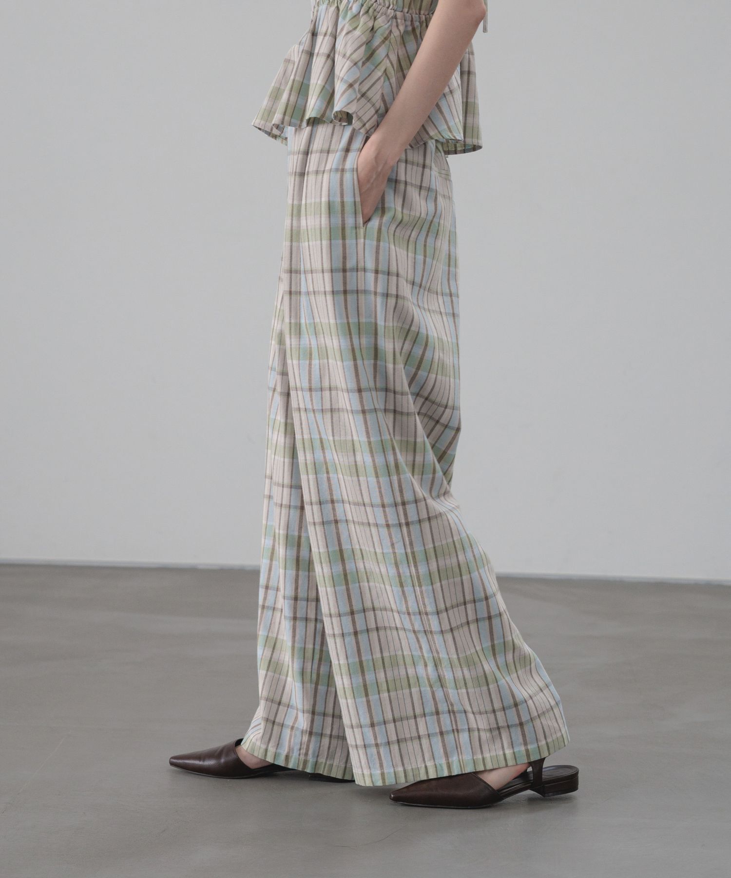 LOWRYS FARM「ソフリネンワイドパンツ」|その他|