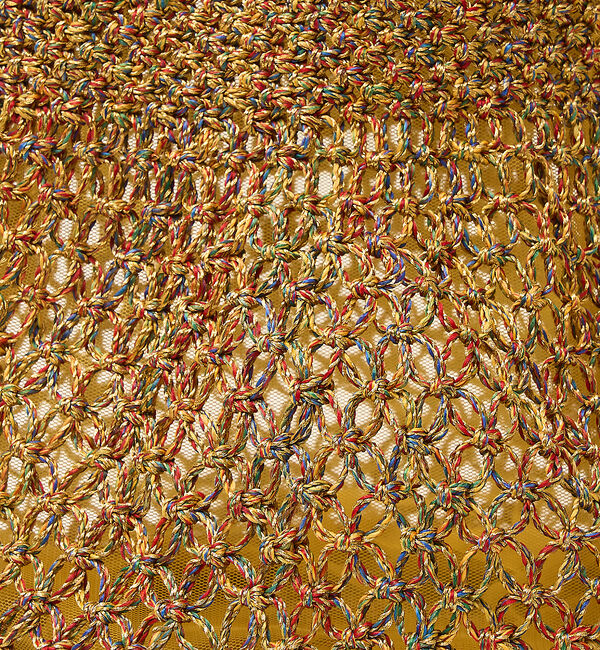 collex「【ANANS】SMALL マクラメメタリック ラウンド トートバッグ」|トートバッグ|