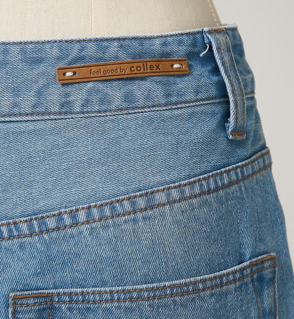 collex「定番人気！美シルエット　セミワイドデニム2」|デニム|