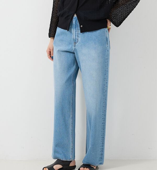 collex「定番人気！美シルエット　セミワイドデニム2」|デニム|