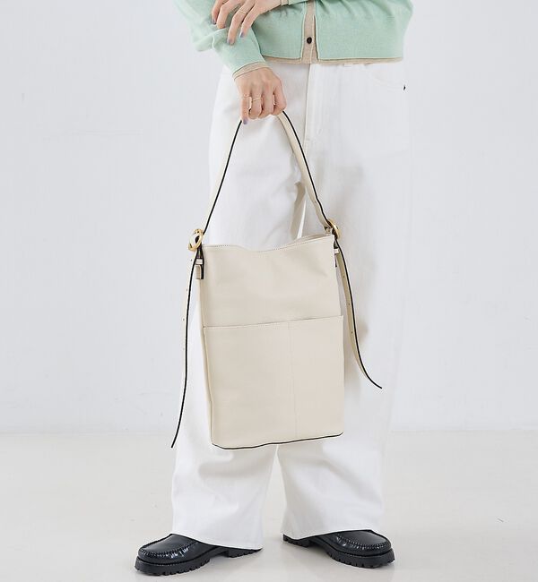collex「【WEB限定】【Beau're/ヴュレ】Design Buckle Bucket」|ショルダー・メッセンジャー|