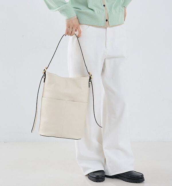 collex「【WEB限定】【Beau're/ヴュレ】Design Buckle Bucket」|ショルダー・メッセンジャー|