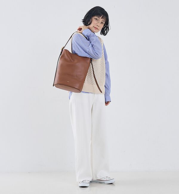 collex「【WEB限定】【Beau're/ヴュレ】Design Buckle Bucket」|ショルダー・メッセンジャー|