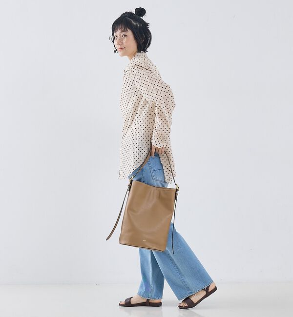 collex「【WEB限定】【Beau're/ヴュレ】Design Buckle Bucket」|ショルダー・メッセンジャー|