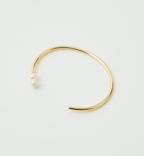 collex「【dignif】【金属アレルギー対応】ツインパールバングル」|ブレスレット・バングル|