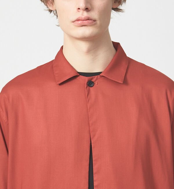 ABAHOUSE「T/R ストレッチツイル シャツカーディガン」|シャツ・ブラウス|