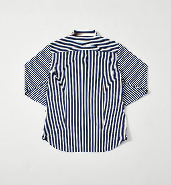 ABAHOUSE「【FLEX SHIRTS】マルチストレッチ ストライプ ジャージーシャツ」|シャツ・ブラウス|