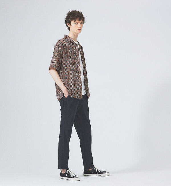 ABAHOUSE「【セットアップ対応】LONGCHAMP 2WAY オープンカラー 半袖 シャツ」|シャツ・ブラウス|