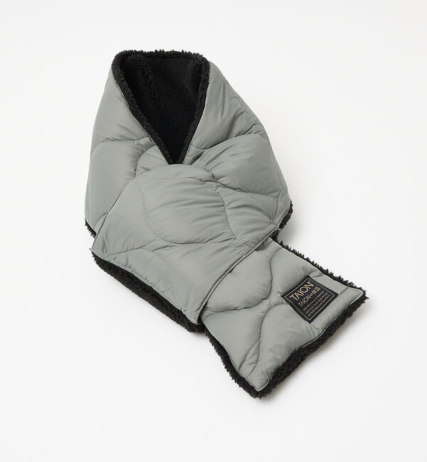 ABAHOUSE「【WEB限定】TAION/タイオン リバーシブル ダウンマフラー-ソフトシェルR」|マフラー|