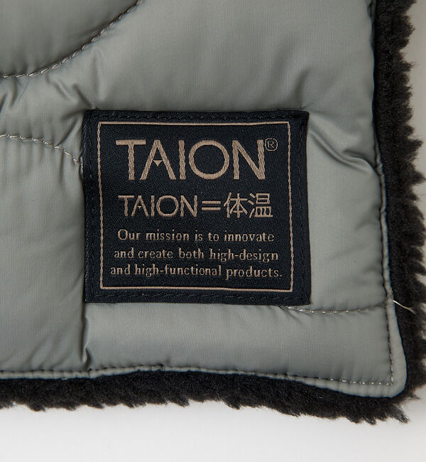 ABAHOUSE「【WEB限定】TAION/タイオン リバーシブル ダウンマフラー-ソフトシェルR」|マフラー|