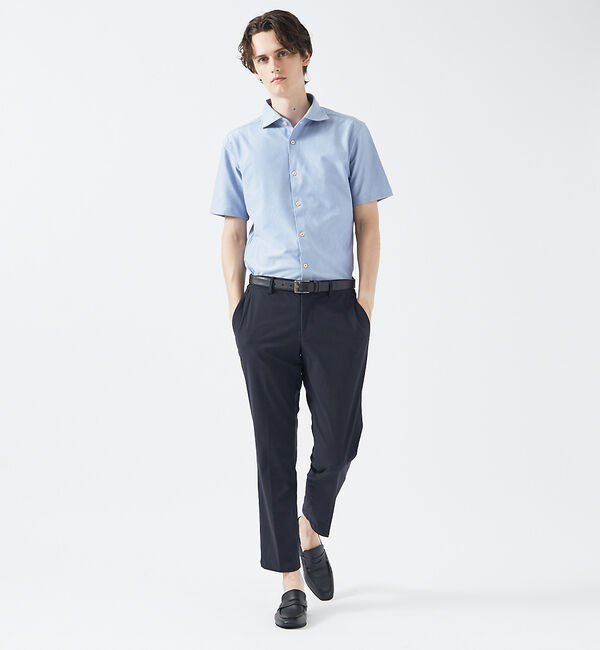 ABAHOUSE「【FLEX】36Gモックロディ【半袖シャツ】」|シャツ・ブラウス|