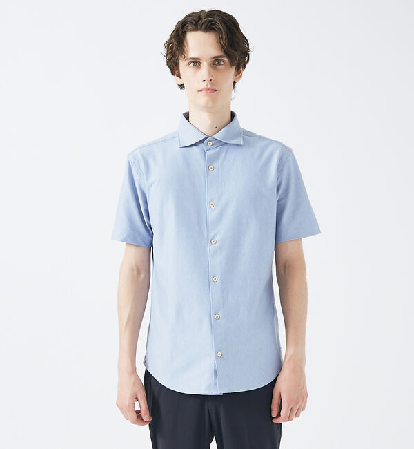 ABAHOUSE「【FLEX】36Gモックロディ【半袖シャツ】」|シャツ・ブラウス|