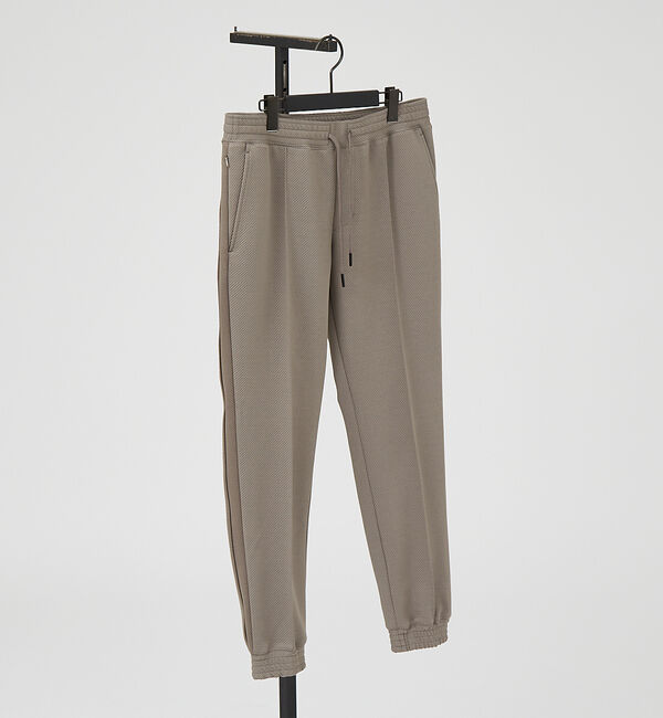 ABAHOUSE「【セットアップ対応】カルゼダンボール ピンタック  ジョガーパンツ / イージー」|その他|
