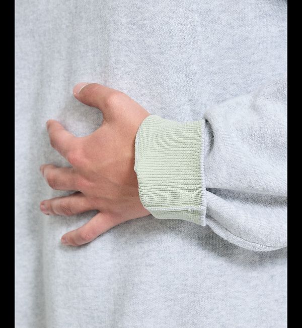 ABAHOUSE「【リバーシブルカラー】14Gコットン ニットスウェット / クルーネックプルオー」|ニット・セーター|