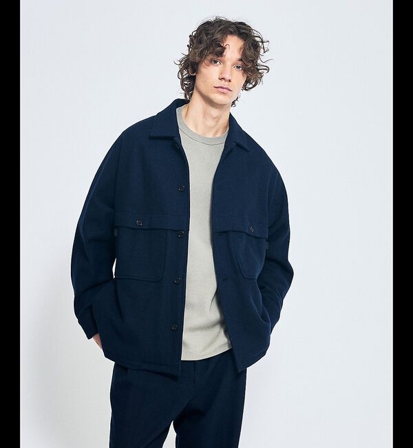 ABAHOUSE「【リバーシブルカラー】14Gコットン ニットスウェット / クルーネックプルオー」|ニット・セーター|