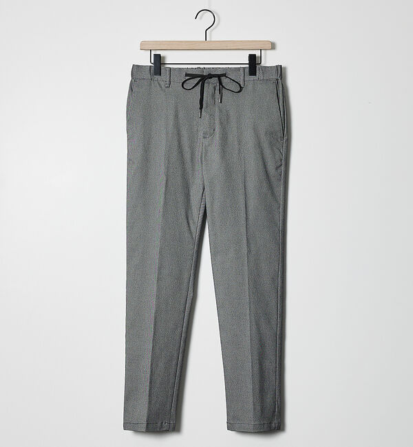 ABAHOUSE「【ハイパーストレッチ】ツイル柄 イージースラックス」|スラックス|チャコールグレー