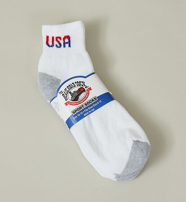 ABAHOUSE「【RAILROAD SOCK /レイルロードソック】 TEAM USAクォーター」|ソックス|