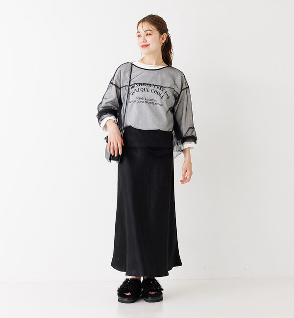 Rouge vif「チュール シアーブラウス」|シャツ・ブラウス|