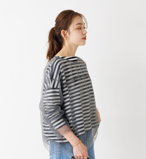 Rouge vif「チュール シアーブラウス」|シャツ・ブラウス|