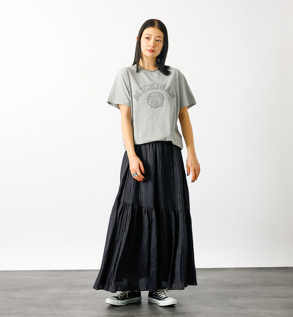 Rouge vif「【MICA&DEAL/マイカアンドディール】ギャザースカート【WEB限定】」|スカート|