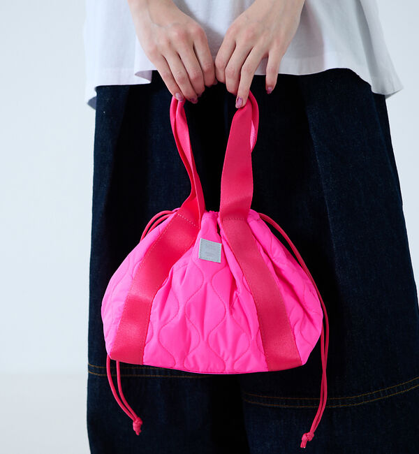 Rouge vif「【MIS/エムアイエス】ミリタリーキルトミニトート / 2WAY【予約】」|トートバッグ|ピンク