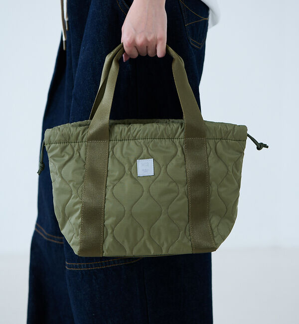 Rouge vif「【MIS/エムアイエス】ミリタリーキルトミニトート / 2WAY【予約】」|トートバッグ|カーキ