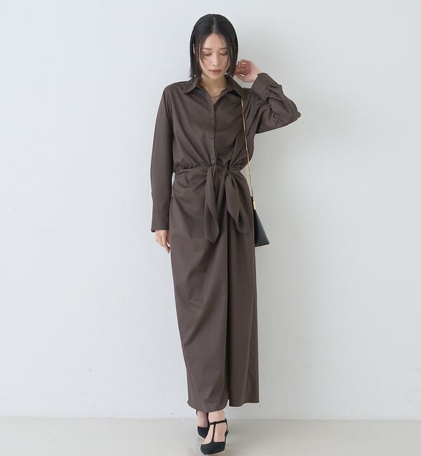 Rouge vif「ドレープウエストリボンワンピース」|ワンピース|