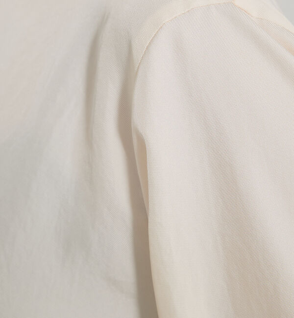 qualite「ブライトツイルベルブラウス」|シャツ・ブラウス|