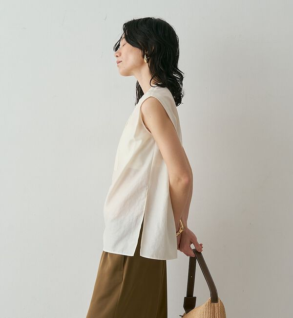 qualite「シルキーローンブラウス【予約】」|シャツ・ブラウス|