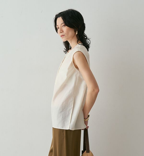 qualite「シルキーローンブラウス【予約】」|シャツ・ブラウス|