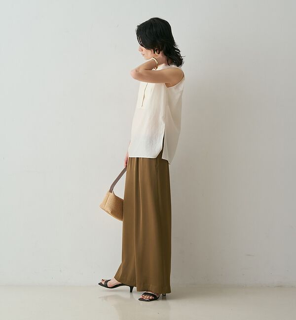 qualite「シルキーローンブラウス【予約】」|シャツ・ブラウス|