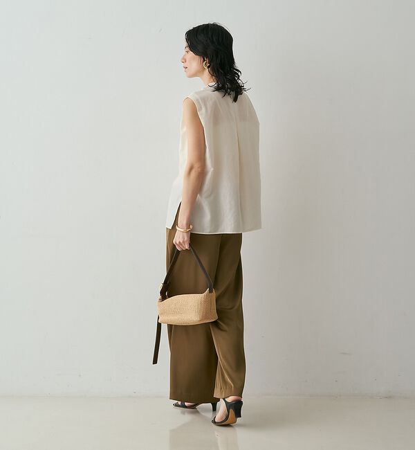 qualite「シルキーローンブラウス【予約】」|シャツ・ブラウス|