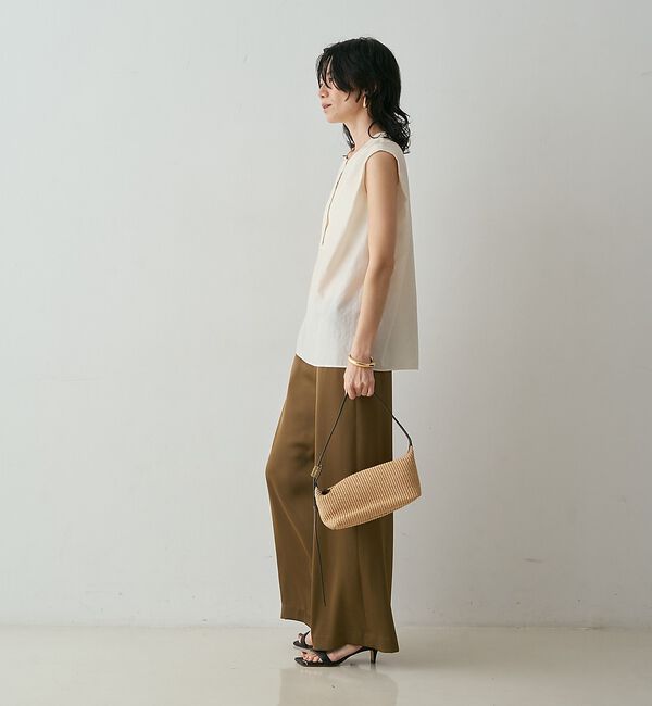 qualite「シルキーローンブラウス【予約】」|シャツ・ブラウス|