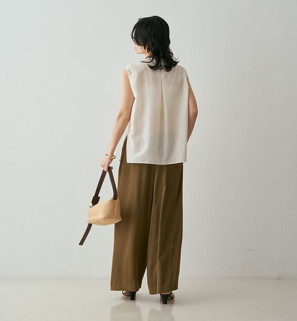 qualite「シルキーローンブラウス【予約】」|シャツ・ブラウス|