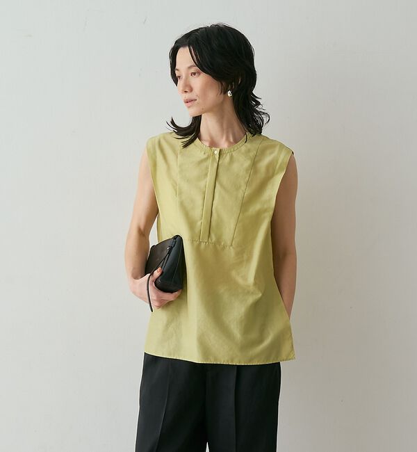 qualite「シルキーローンブラウス【予約】」|シャツ・ブラウス|