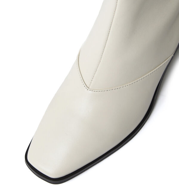 AU BANNISTER「【スノーソール】スクエアトゥブーツ」|ショートブーツ|