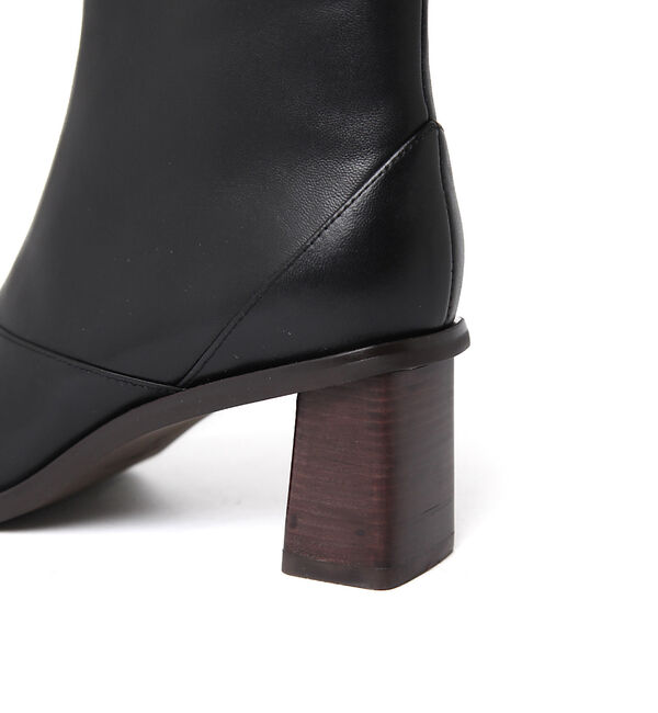 AU BANNISTER「【スノーソール】スクエアトゥブーツ」|ショートブーツ|