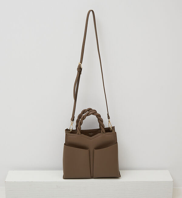 LOWELL things「Twiste/ダブルポケット2WAYトート M」|ショルダー・メッセンジャー|