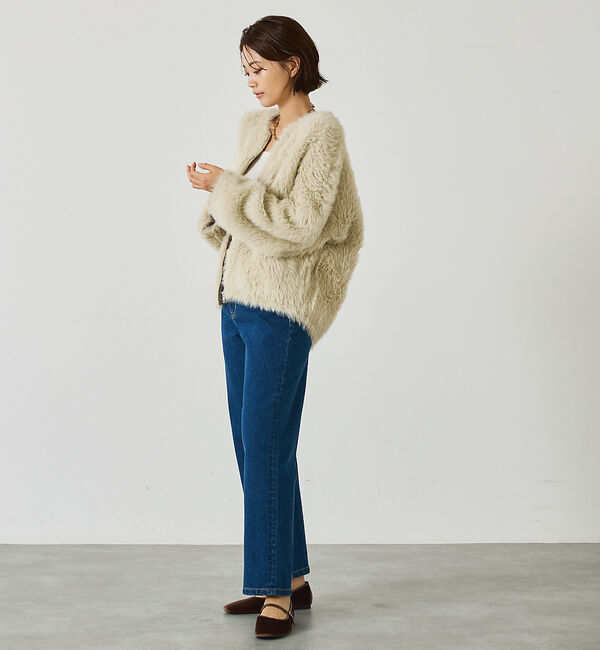 abahouse mavie「ストレッチストレートデニム」|デニム|