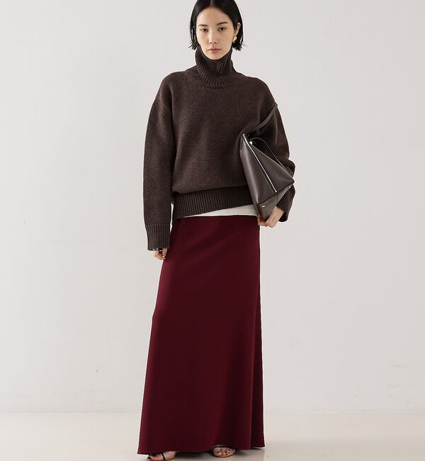 The Store by C' 「【COCUCA】ライトダブルサテンスカート」|スカート|