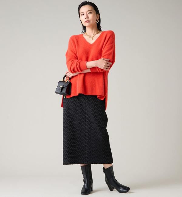 TIARA「モールふくれジャカードタイトスカート」|スカート|