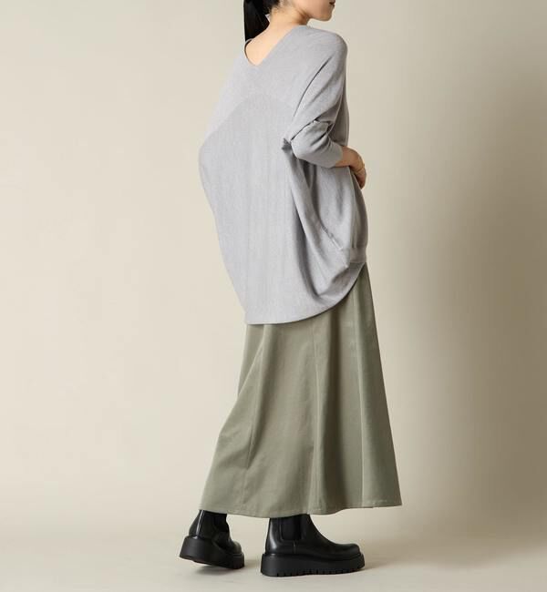 Liesse「サテンフレアスカート」|スカート|