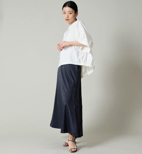 Liesse「サテンフレアスカート」|スカート|