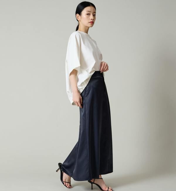 Liesse「サテンフレアスカート」|スカート|