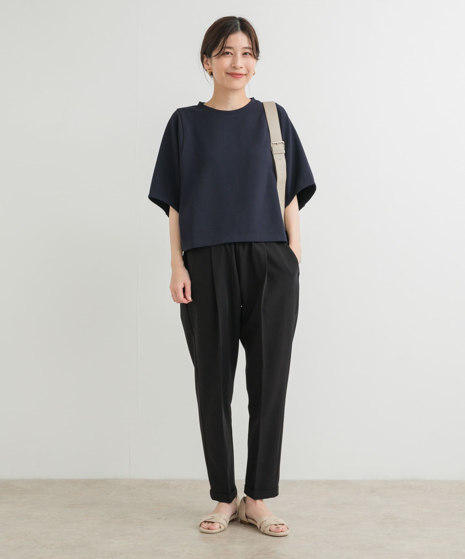 URBAN RESEARCH DOORS「『3サイズ展開』ストレッチテーパードイージーパンツ」|その他|