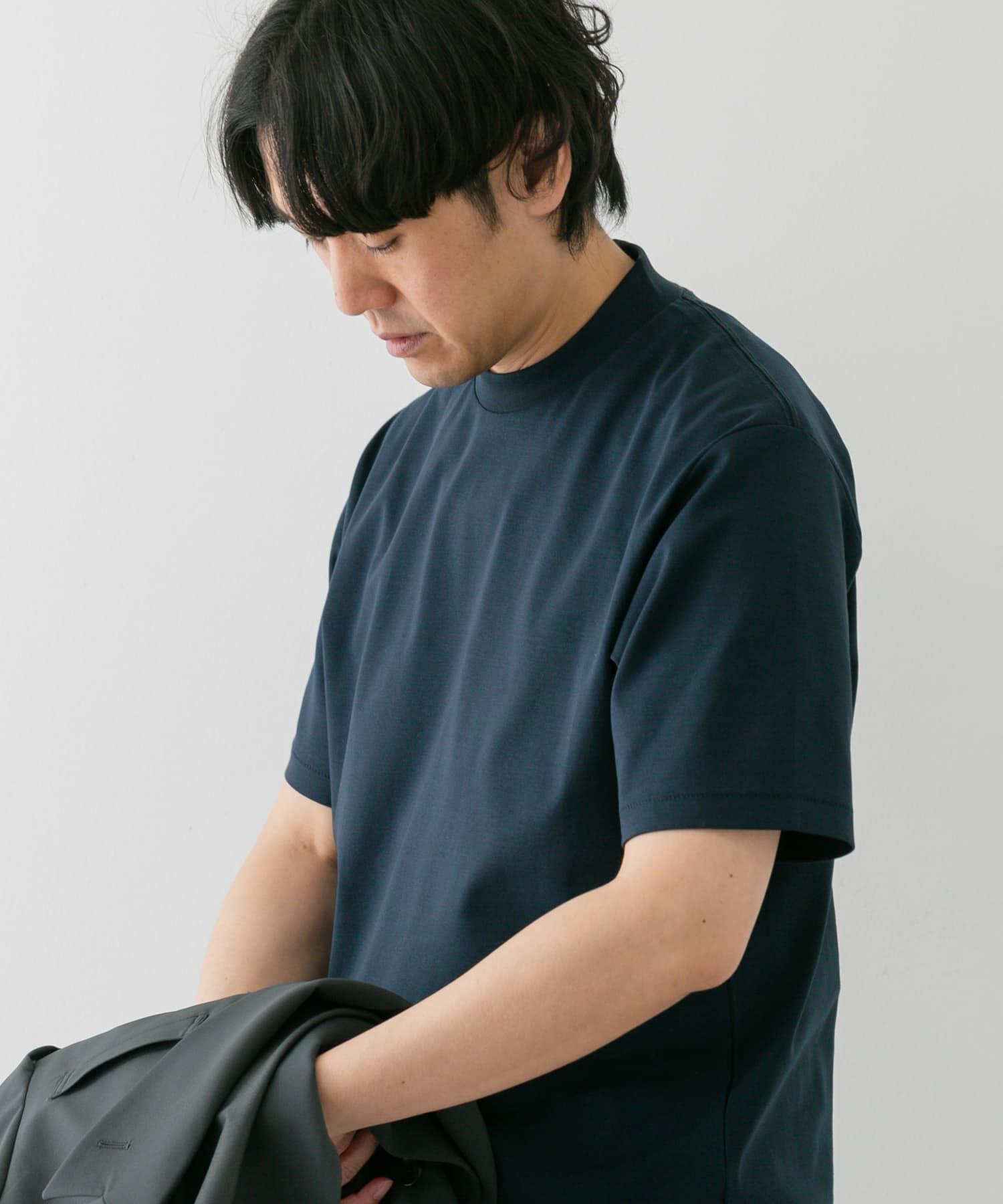 URBAN RESEARCH DOORS「『抗菌/防臭』LIFE STYLE TAILOR　シルケットポンチストレッチTシャツ」|シャツ・ブラウス|