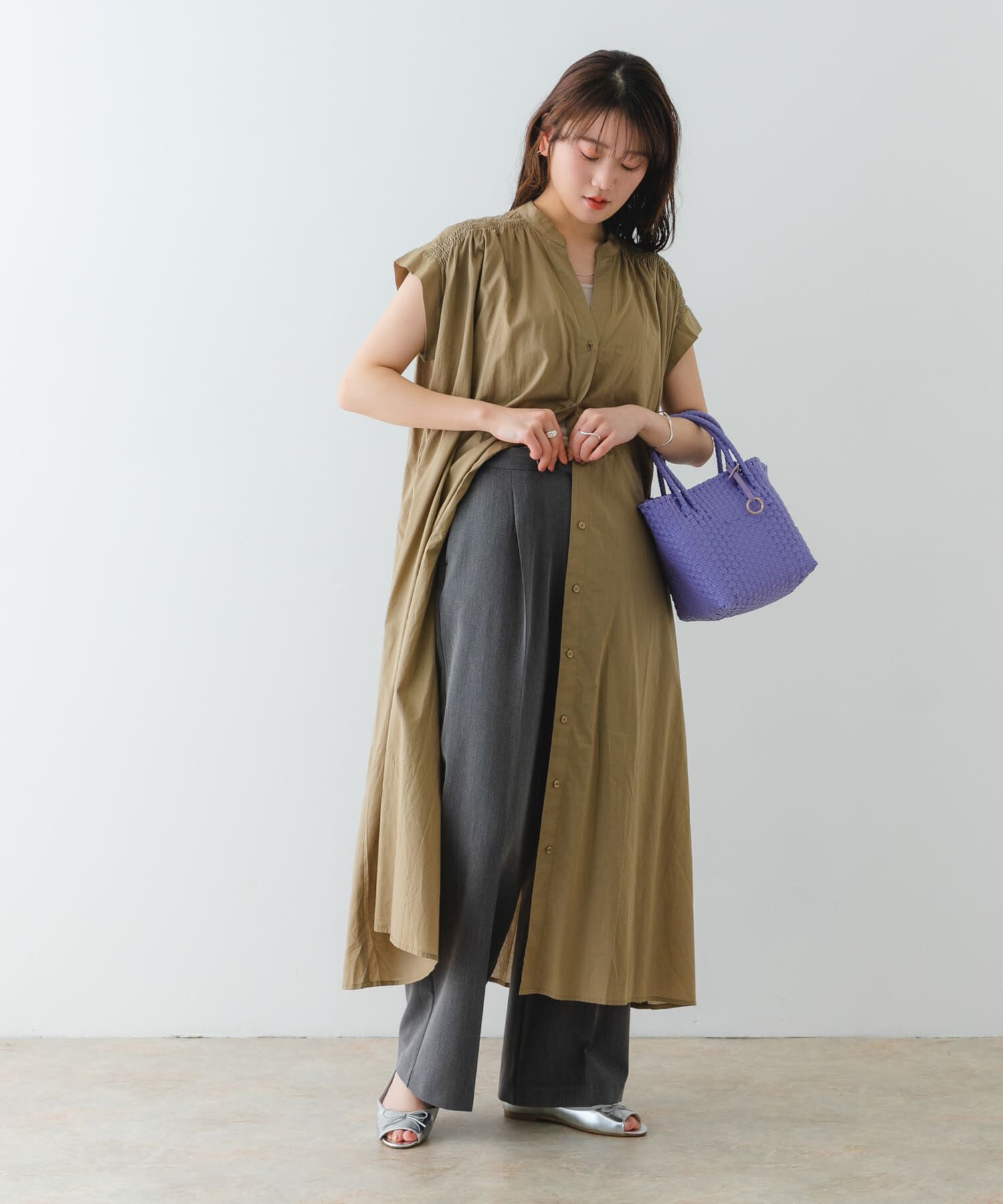 RODE SKO「『MADE IN JAPAN』オープントゥリボンパンプス」|パンプス|