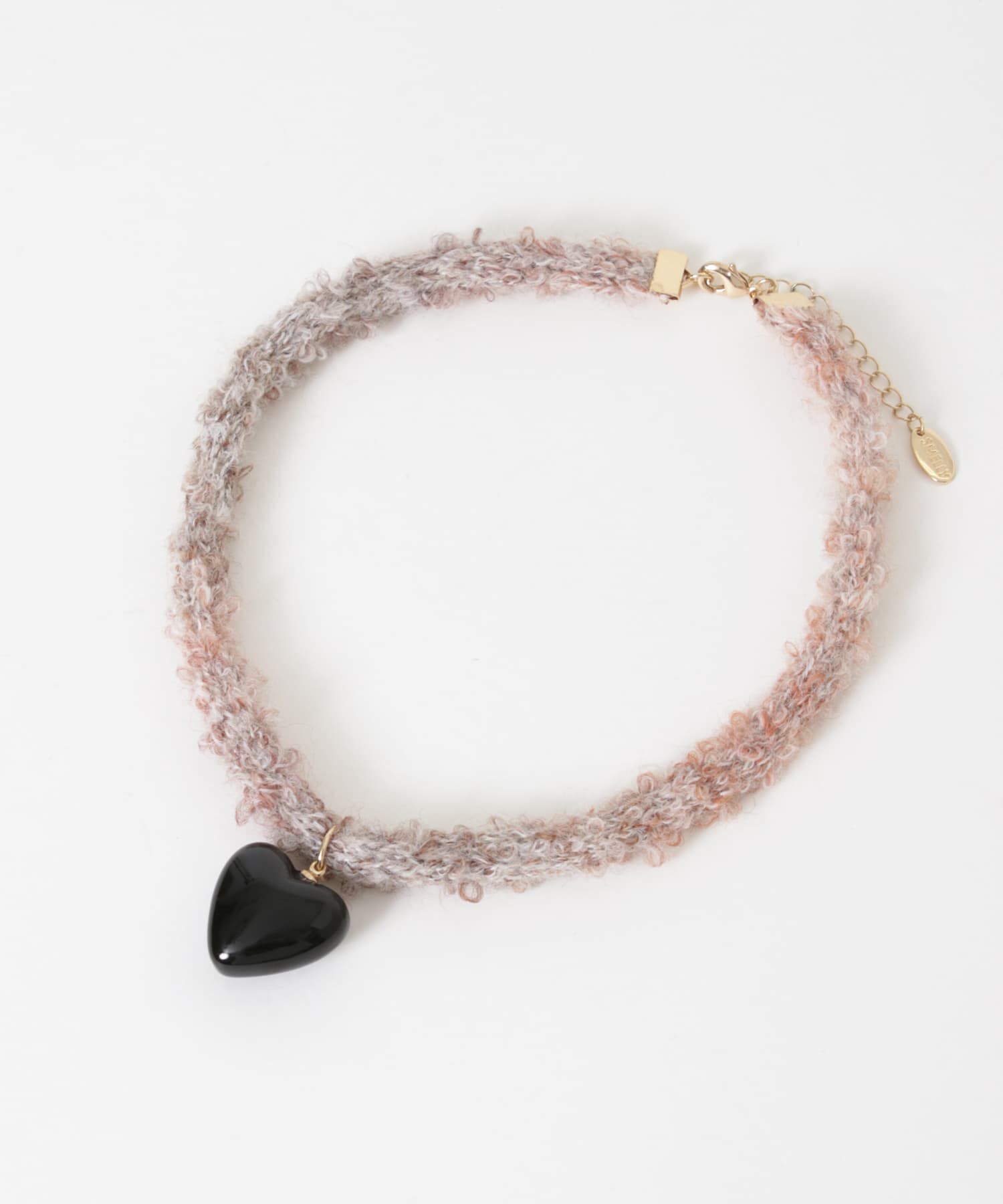 SMELLY「ハートトップニットコードチョーカーネックレス」|ネックレス|