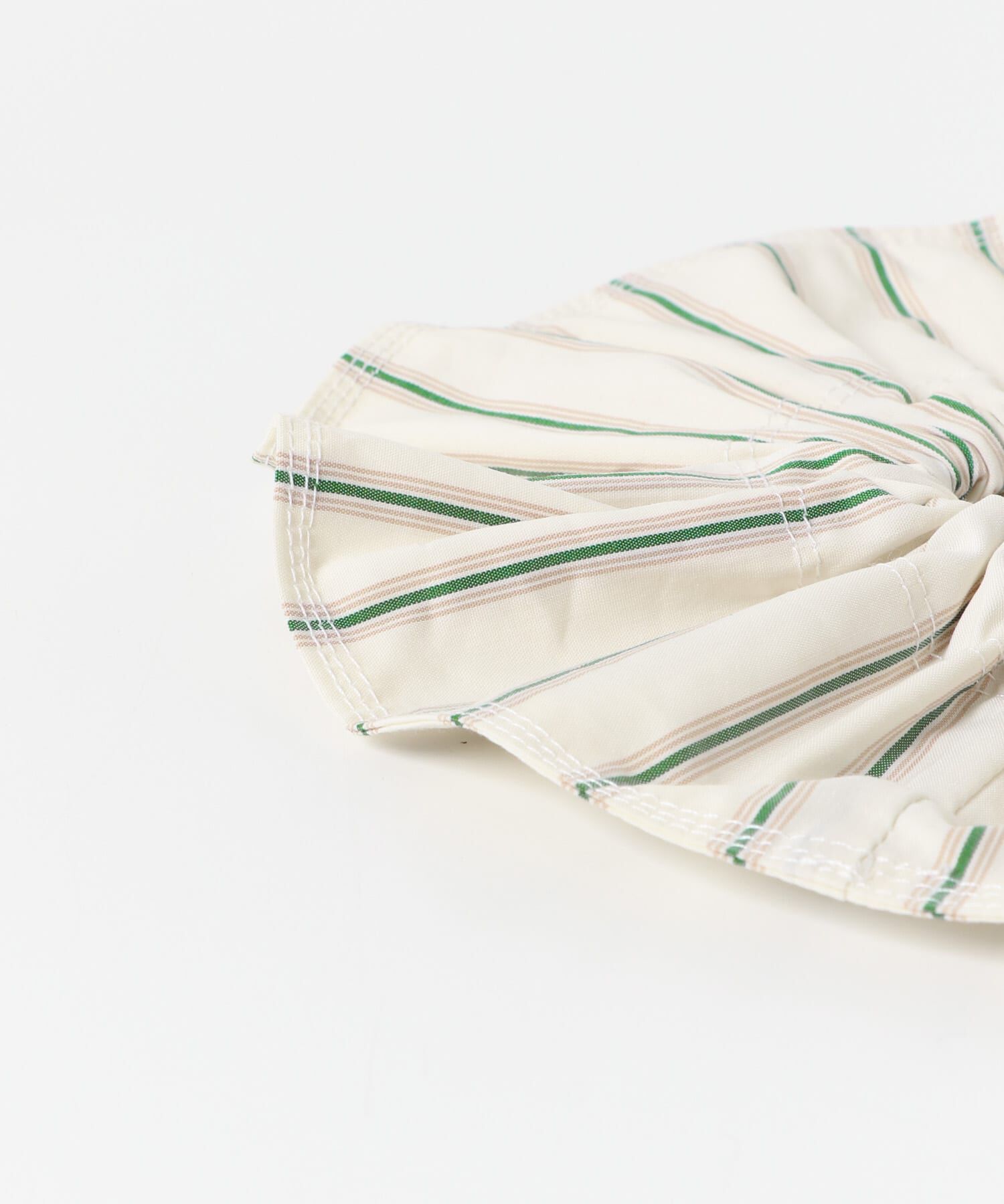 SMELLY「ストライプビッグシュシュ」|ヘアゴム・シュシュ|