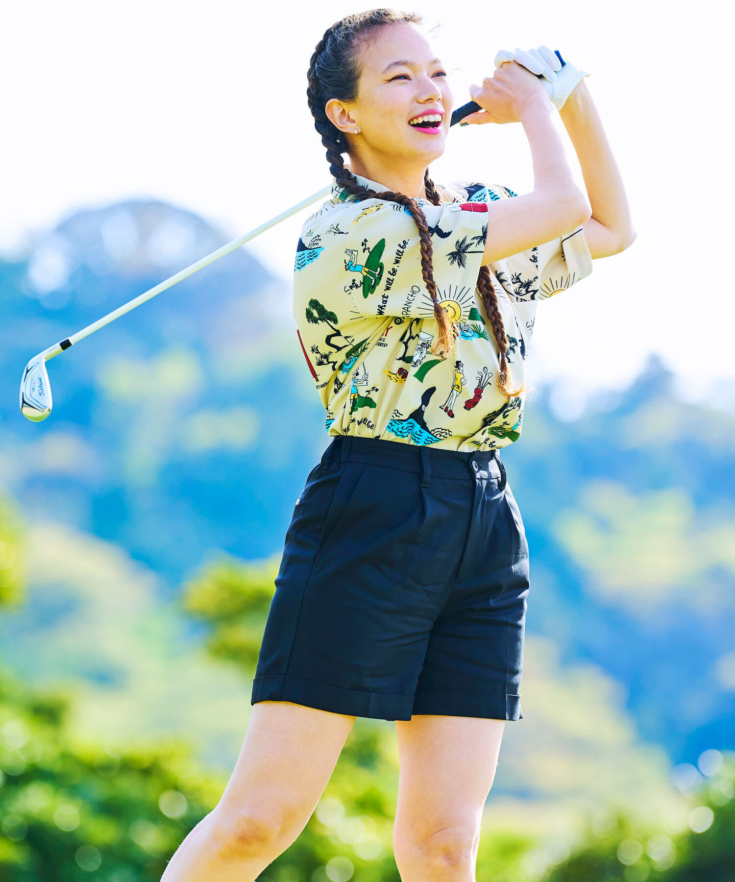 Sonny Label 「OOPS ストレッチショートパンツ」|その他|ブラック